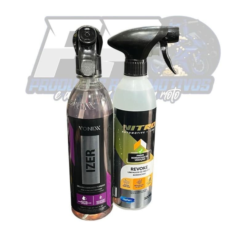 kit descontaminação completa 500ml
