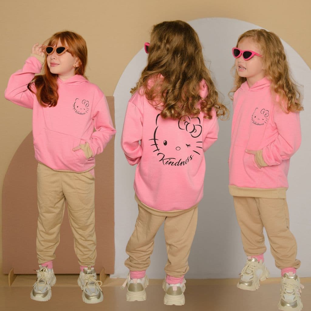Conjunto Feminino Infantil Menina Inverno Lançamento Moletinho Meia Estação Veste Do 2 Ao 12 Anos