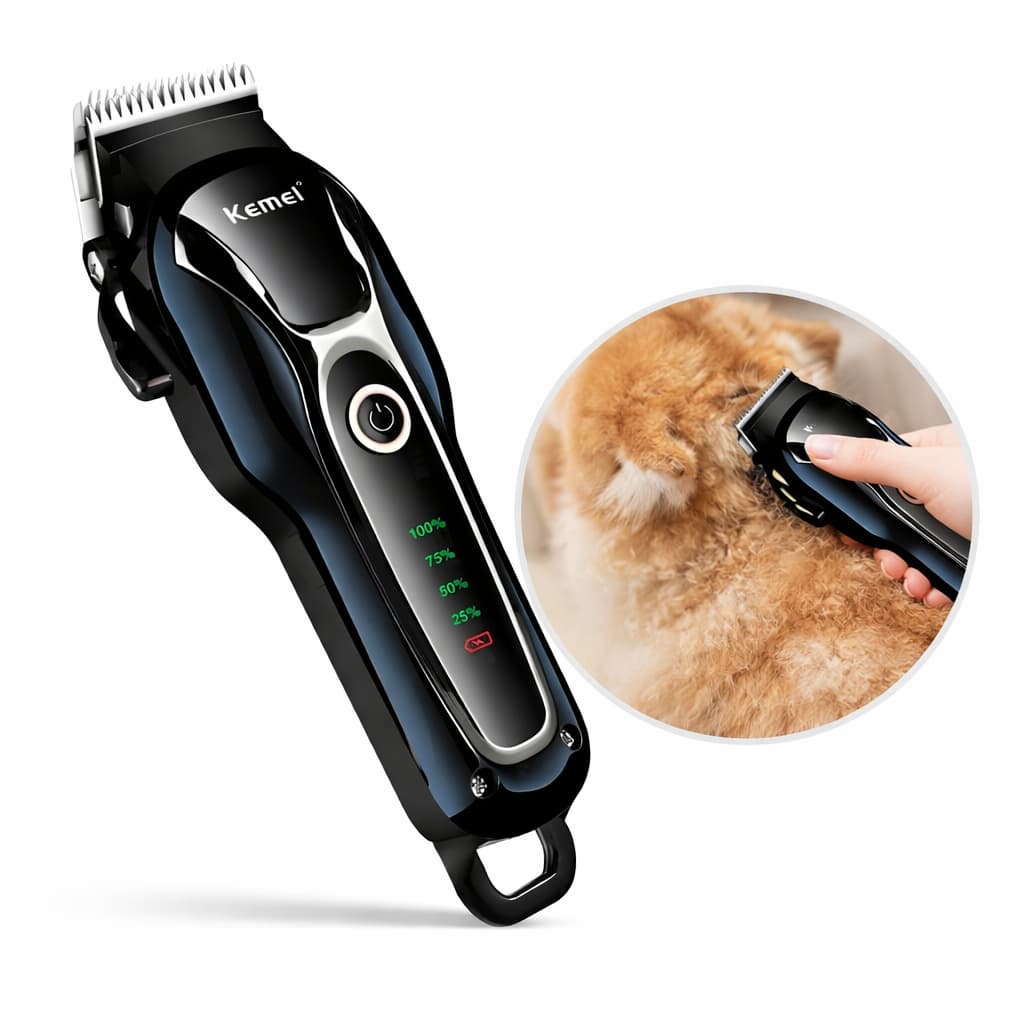 Maquina De Tosar Cachorro e Gato Kemei KM-1991 Profissional Original Lacrada Com NF e Envio Imediato