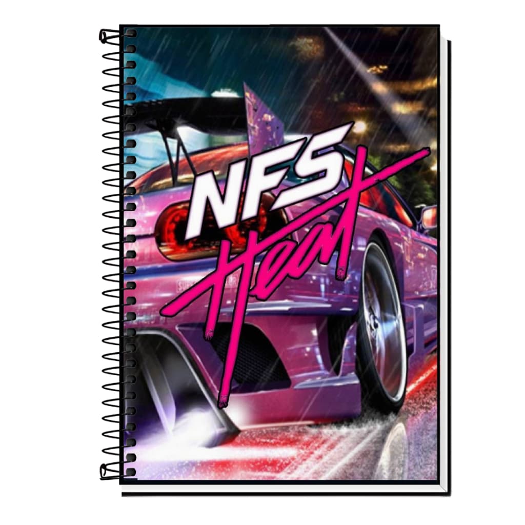 Caderno Universitário NEED FOR SPEED COLLECTION Capa Dura 1, 10, 15 e 20 Matérias Universitário.