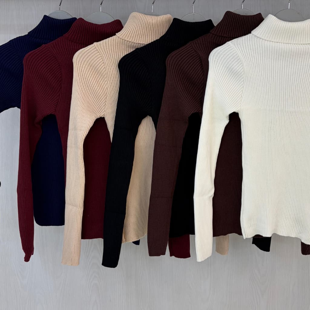 Blusa Feminina Cacharrel Com Gola Alta Tricot Modal Premium | Macio e Confortável | Inverno Frio