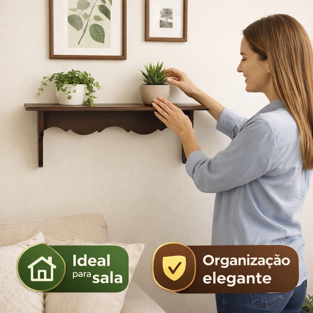Prateleira Organizadora Multiuso Decoração Casa
