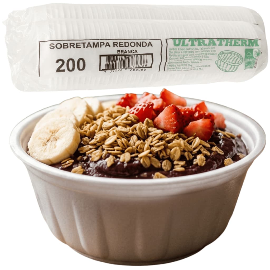 Pote Térmico de Isopor 200Ml para Caldos e Sopas 100 unidades Evento