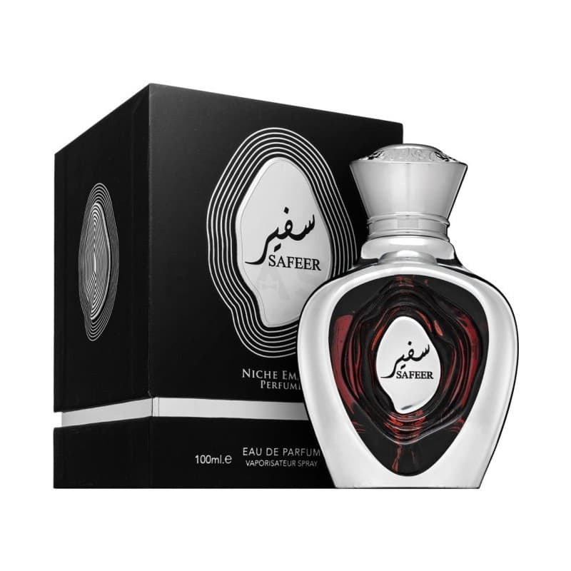 Perfume Safeer Niche Emarati Lattafa 100 ml Perfume Amadeirado Masculino
