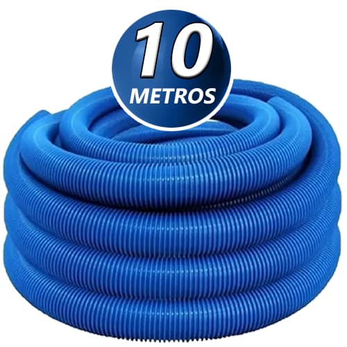 Mangueira para piscina flexivel e flutuante com 10 metros