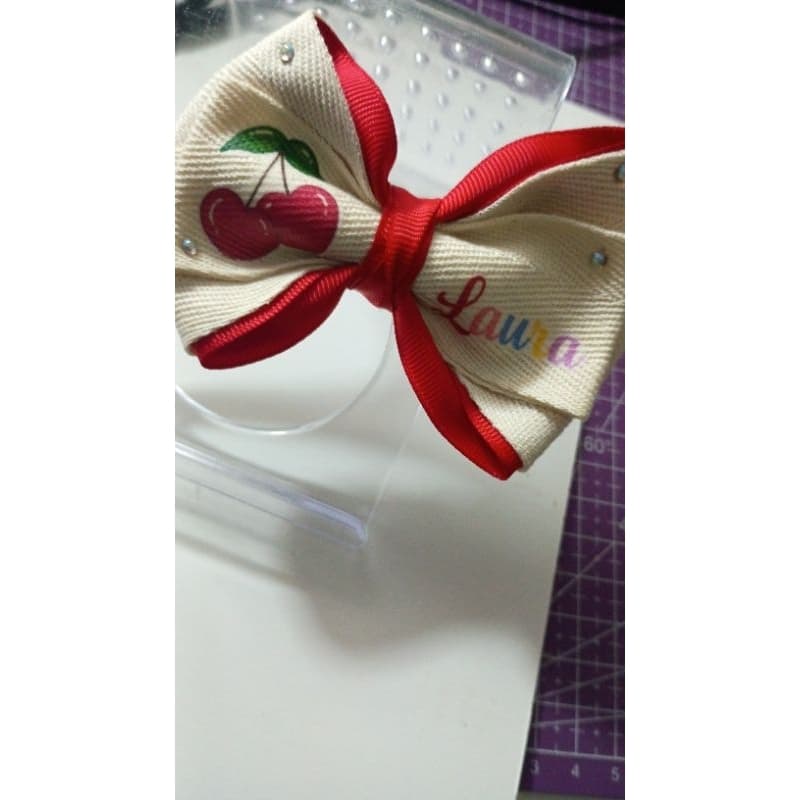 🎀 Laço Personalizado com Nome – Do jeitinho que você escolher! 🍒