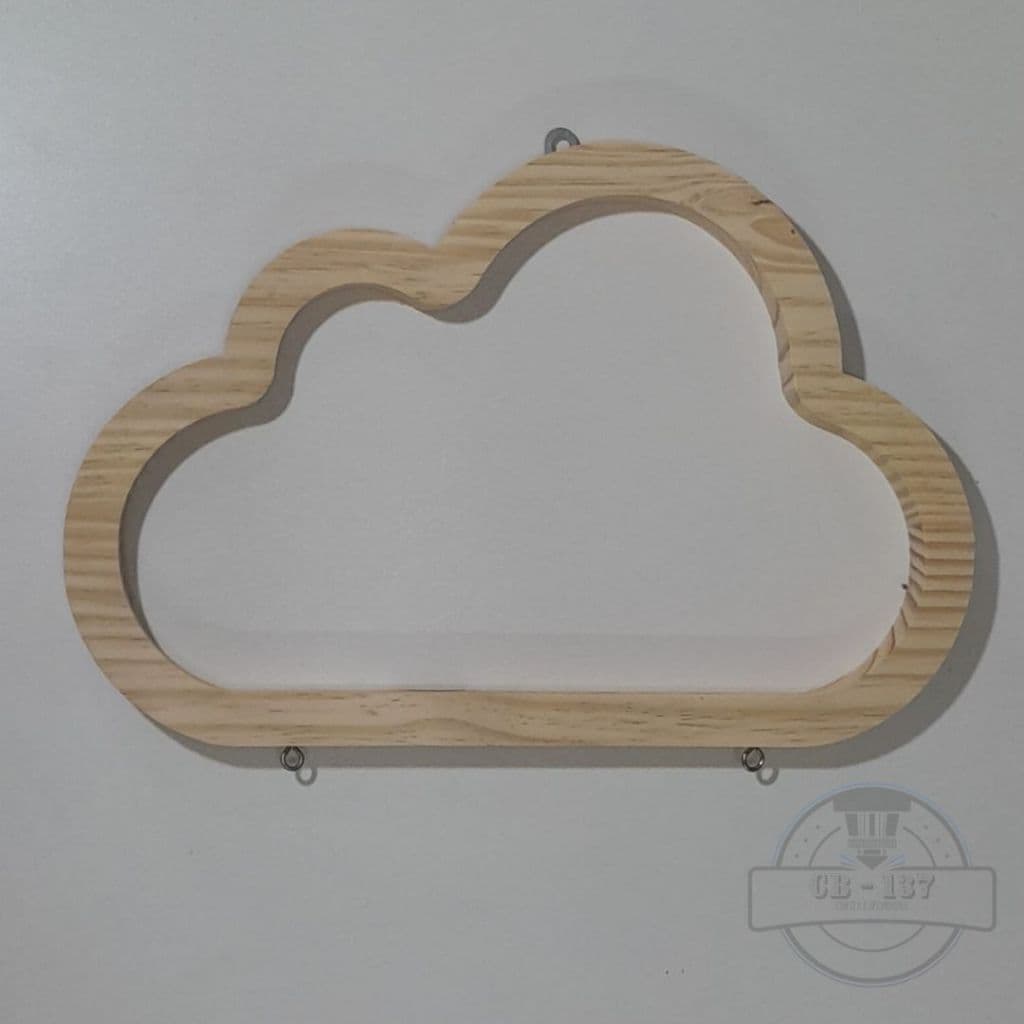 Nicho nuvem ( 4CM profundidade) em pinus - NÃO ACOMPANHA PLACA