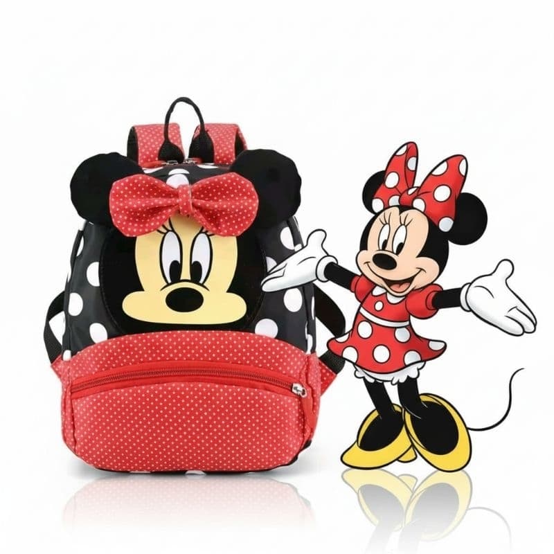 🎀 MOCHILA MINNIE BEBÊ CRIANÇA/VIAGEM/ESCOLINHA/CRECHE/PISCINA. ✨️