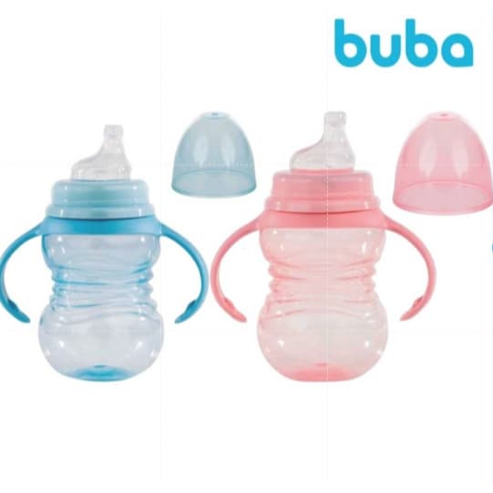 Copo Com Alça Removível Infantil Bico De Silicone Bebê Buba