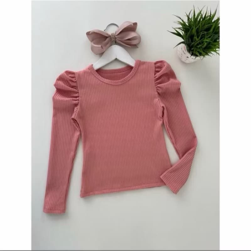 Blusa Manga Longa INFANTIL Menina 4-6-8-10