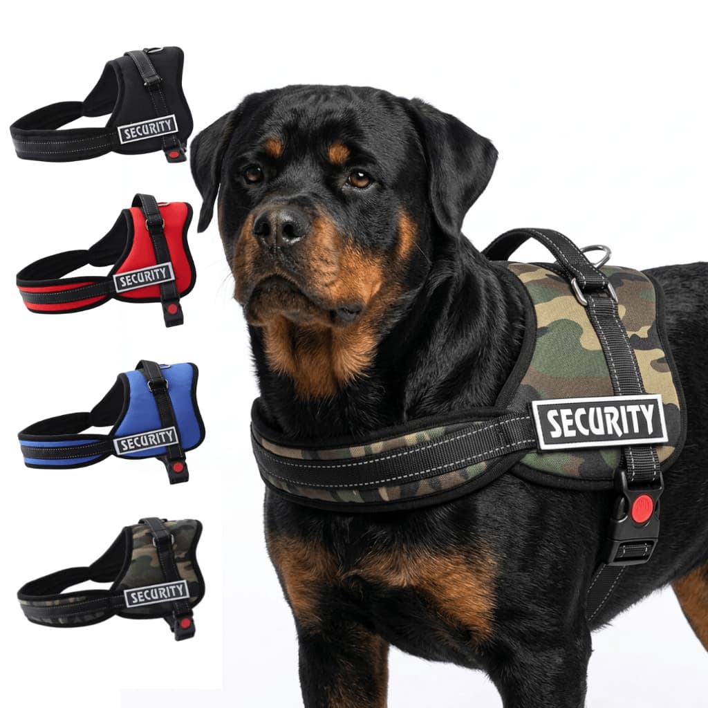 Coleira Ajustável K9 Cachorro Tático Militar Police Porte Grande Médio Pequeno Pastor Alemão