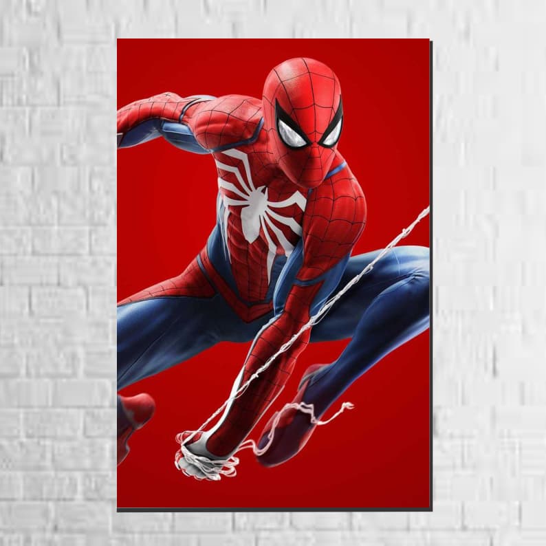 Placa Decorativa Spider Man Marvel Decoração de Parede - Placas Decorativas Divertido Homem Aranha