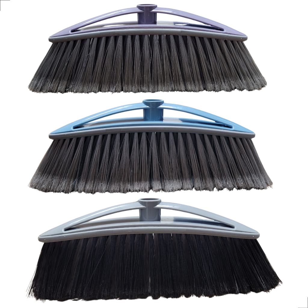 Kit 3 Vassoura de Pelo Qualidade Superior Multiuso Interno Externo Cerdas Macias - Flytex