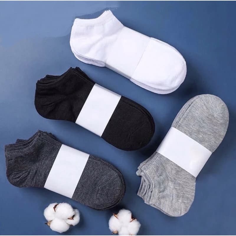 Kit Até 12 Pares Meia Soquete Masculino e Feminino