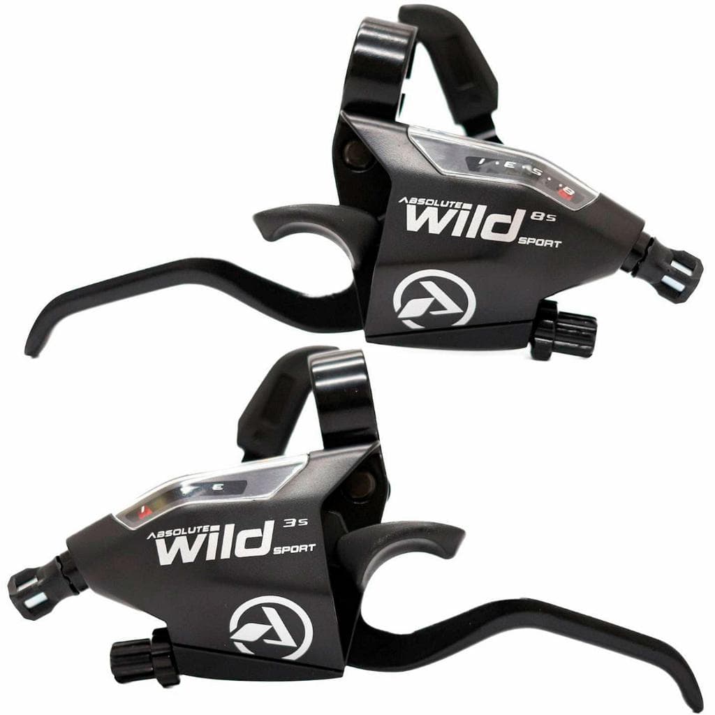 Alavanca Rapid Fire Index Absolute Wild Sport 3x7 3x8 3x9V Câmbio Freio Bike BIke Mtb Tipo Shimano