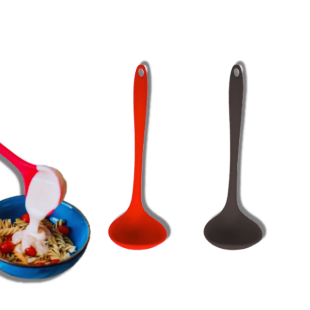 KIT 5 CONCHA DE SILICONE FEIJAO SOPA CALDOS BELEZA E RESISTENCIA PARA CASA COZINHA BUFFET RESTAURANTE DURABILIDADE