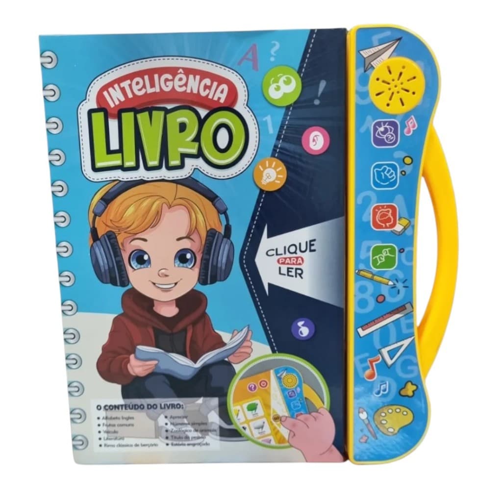 Livro Inteligente Didático de Aprendizagem Com Som