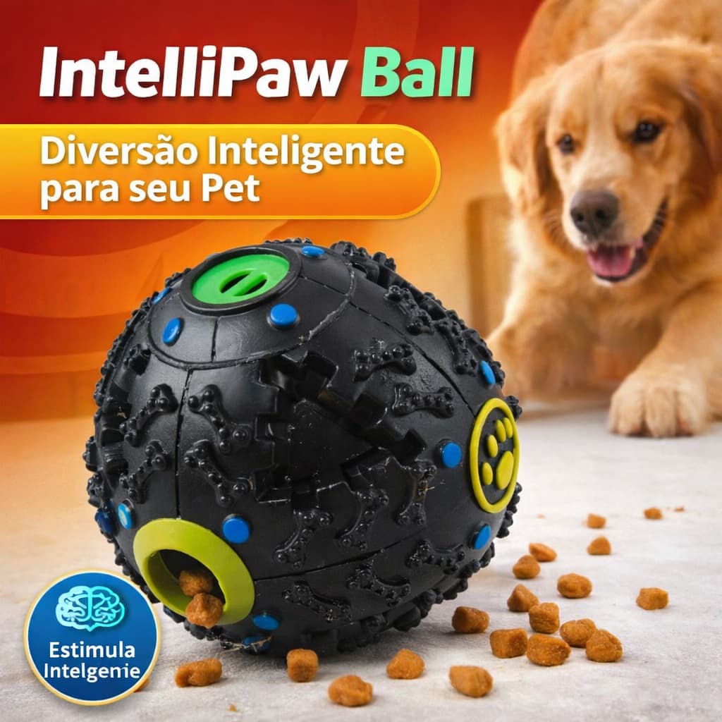 Bola Interativa Petisco Brinquedo Cachorro Gato Treinamento Estimulo