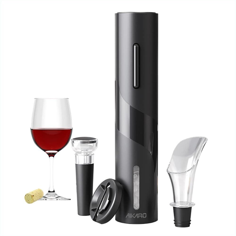 Abridor De Vinho Automático Elétrico Saca Rolha A Pilha Presente Moderno Para Casa
