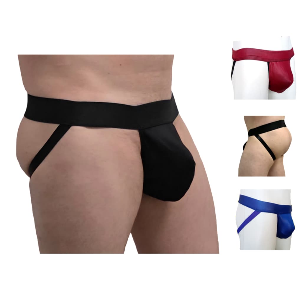 Cueca Jockstrap Masculina com Bojo Extra Plus Mais Espaço Interno Cuecas SexLord