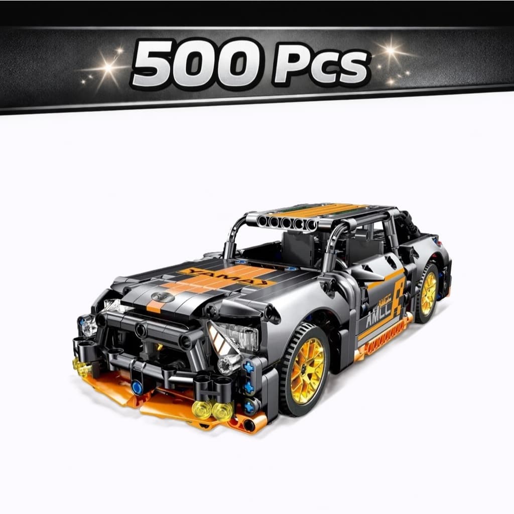 Blocos de Montar de Carro Super Esportivo com caixas Lacrado com suporte de parede