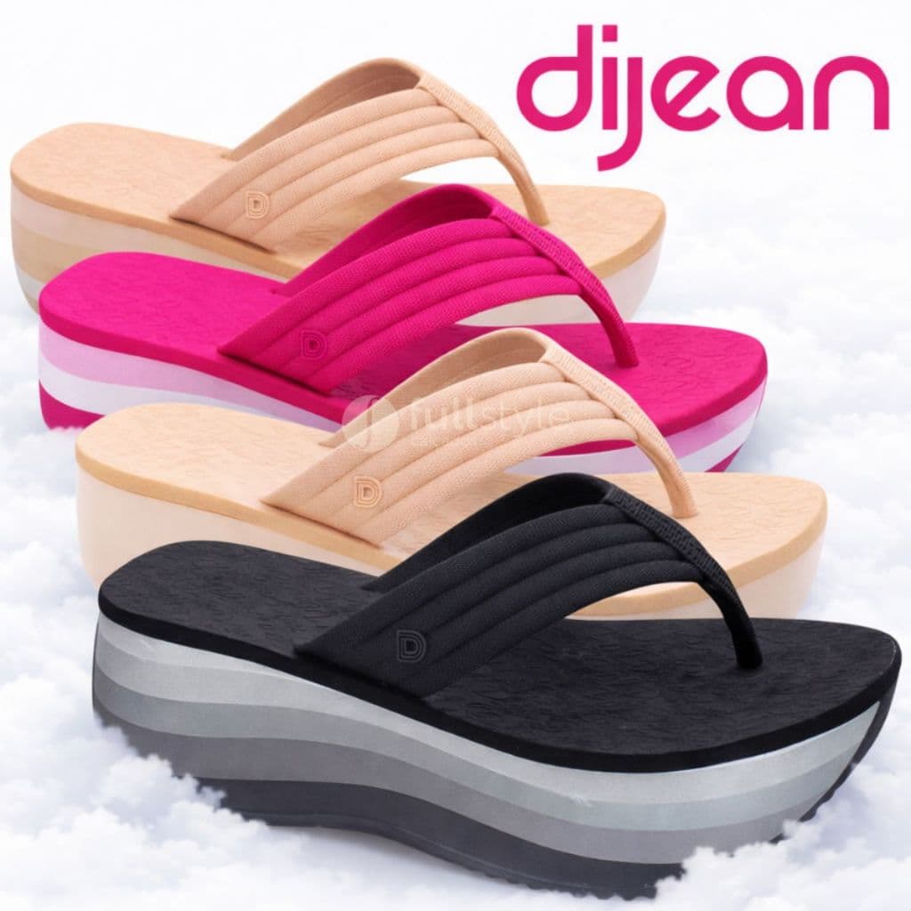 Tamanco Plataforma Dijean Original Novidade Casual Dia a Dia Confortavel Salto Anabela Flatforma