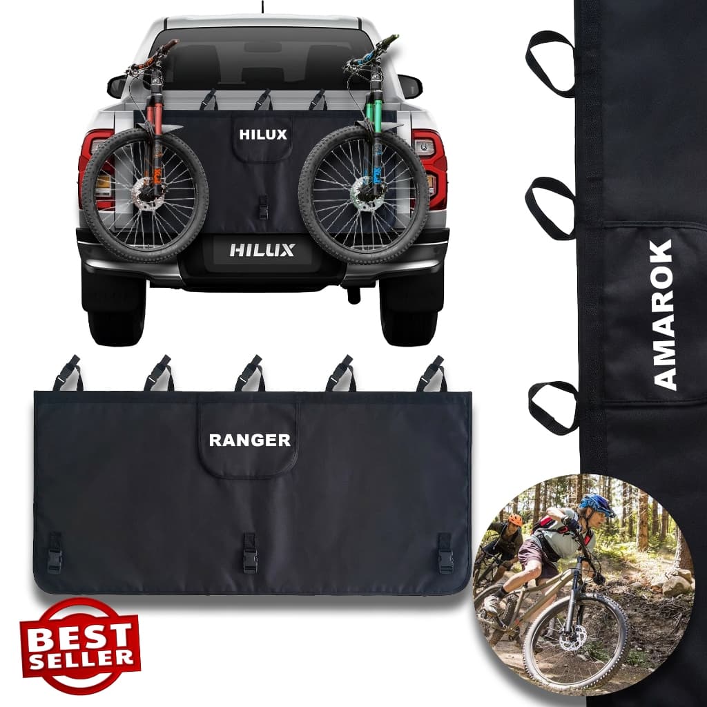 Transbike Truckpad Universal para Caçamba de Caminhonete Suporte Resistente para Bicicletas