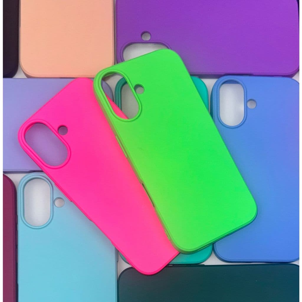 Capinha Capa Case Silicone Aveludada Para iPhone 16 Premium Macia Toque Macio