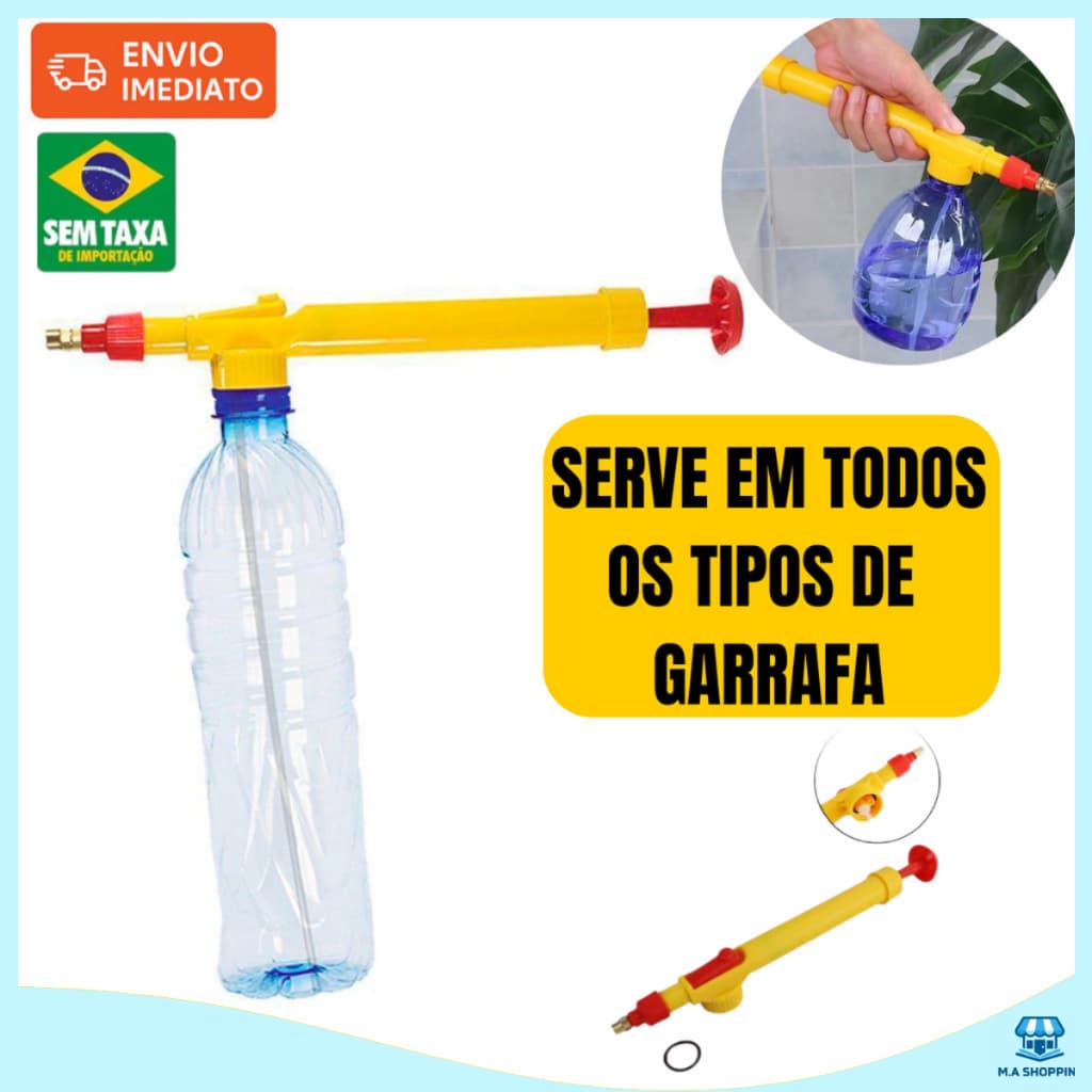 Pulverizador Manual Para Garrafa Pet Borrifador Plantas Jardim Jardinagem - Envio Imediato