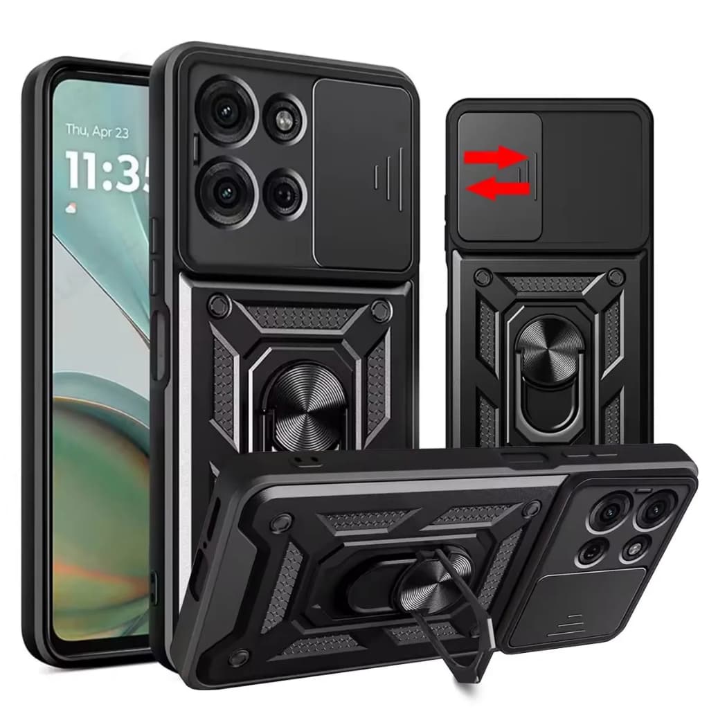 Capa Capinha Case Para Motorola G04/G24/G04S 4G/E14 4G/G05/E15/G15/G35/G75/EGDE 60 PRO/60 FUSION/G86/G56 Armadura Milit