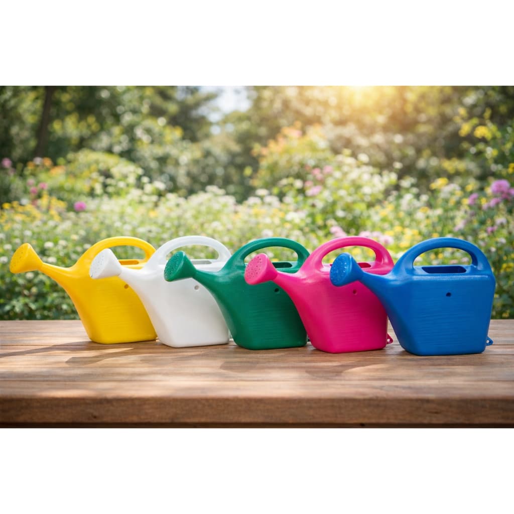 Regador De Plantas 1 Litro Plástico Infantil Cores Sortidas Aguar Plantinhas Flores Jardim