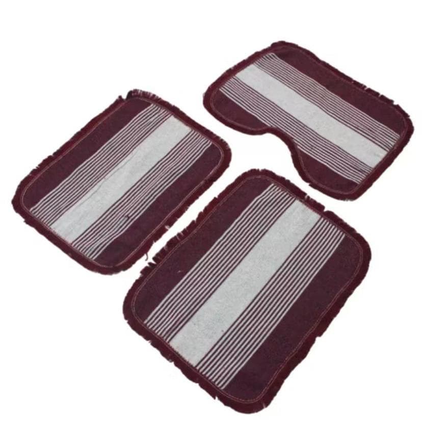 Kit Tapetes Para Banheiro 100% algodão 3 Peças