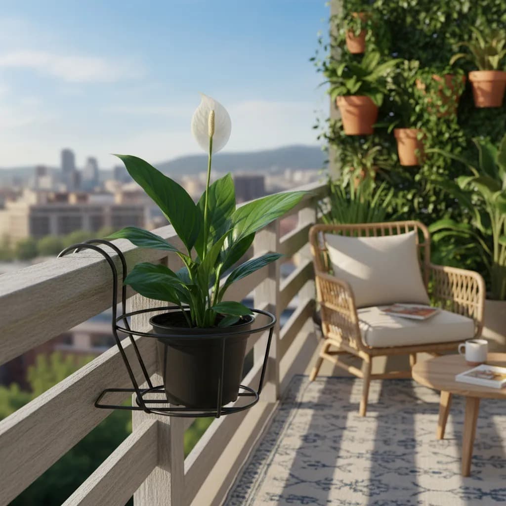 Suporte Vasos Plantas Para Pendurar Jardim Vertical Tropical Preto