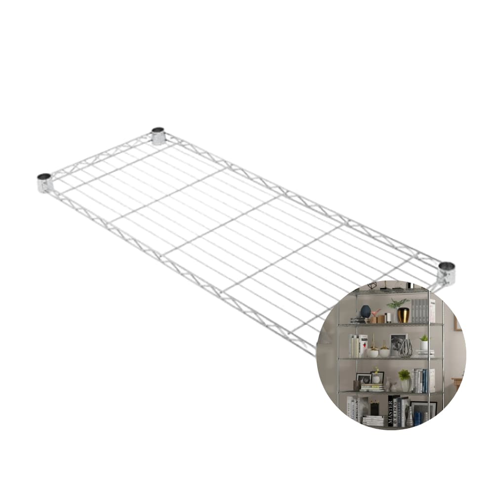 Kit Prateleira Avulsa Aço Aramado 100x45 Estante Uteall