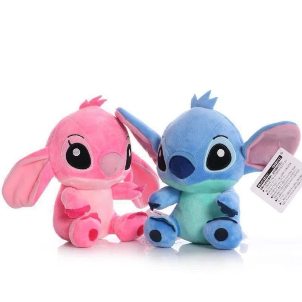 Pelúcia Lilo E Stitch Original 20cm Com Ventosa Urso de pelúcia Disney Brinquedo de Pelúcia