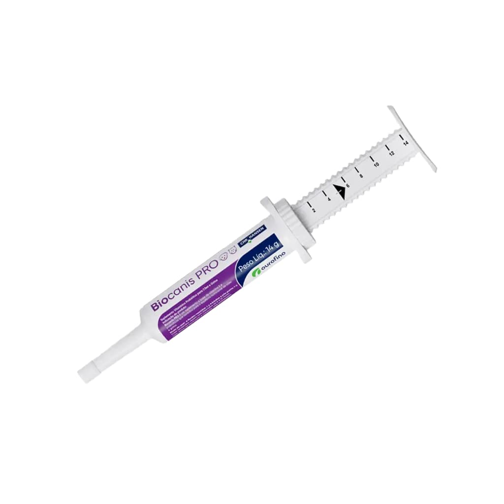 Biocanis Pro Suplemento Probiotico Cães E Gatos 14g Ourofino
