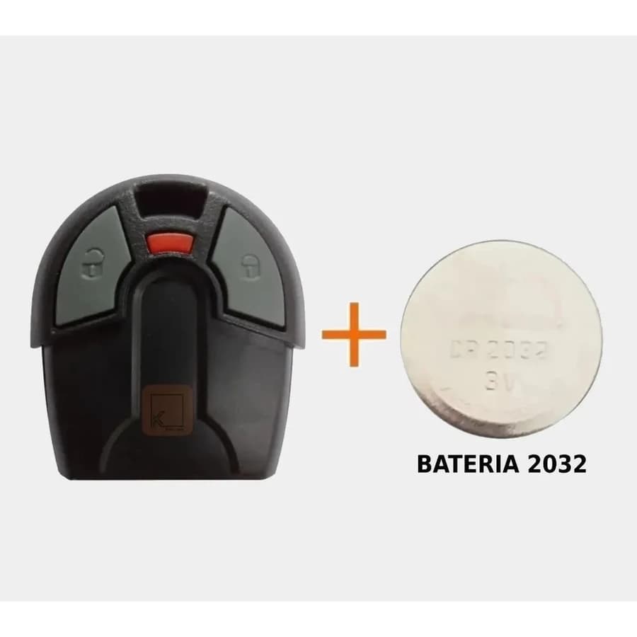 Kit Capa Chave Fiat Pósitron Uno Palio Siena Com Bateria
