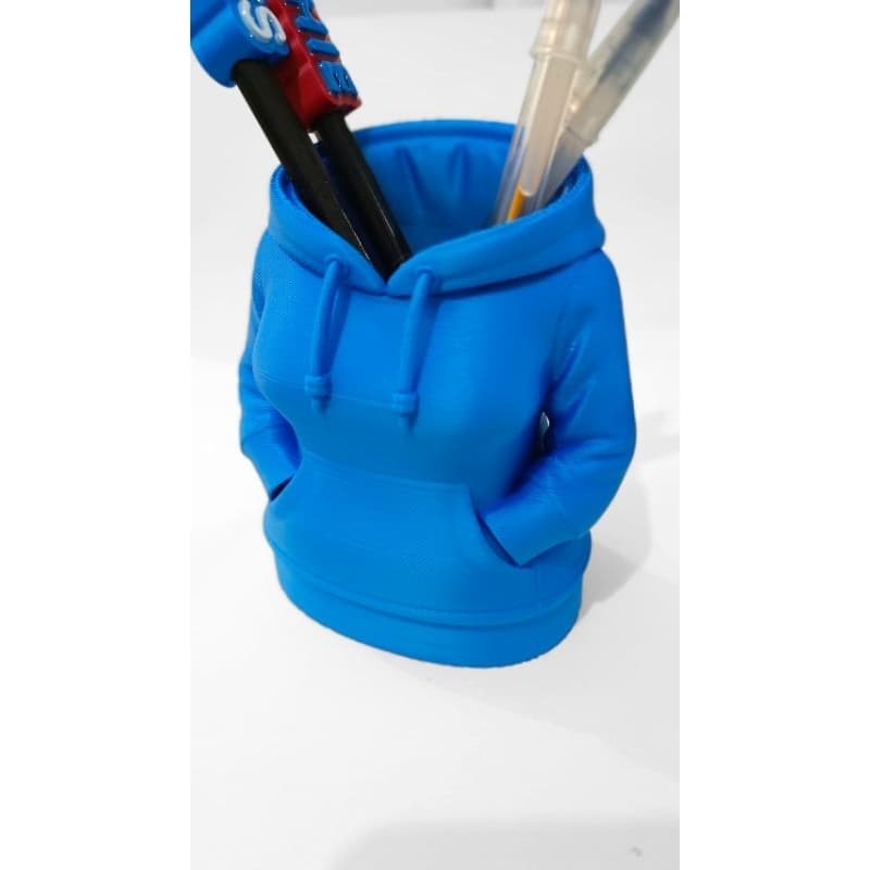 Porta Caneta moletom Feminino com capuz Geek porta lápis
