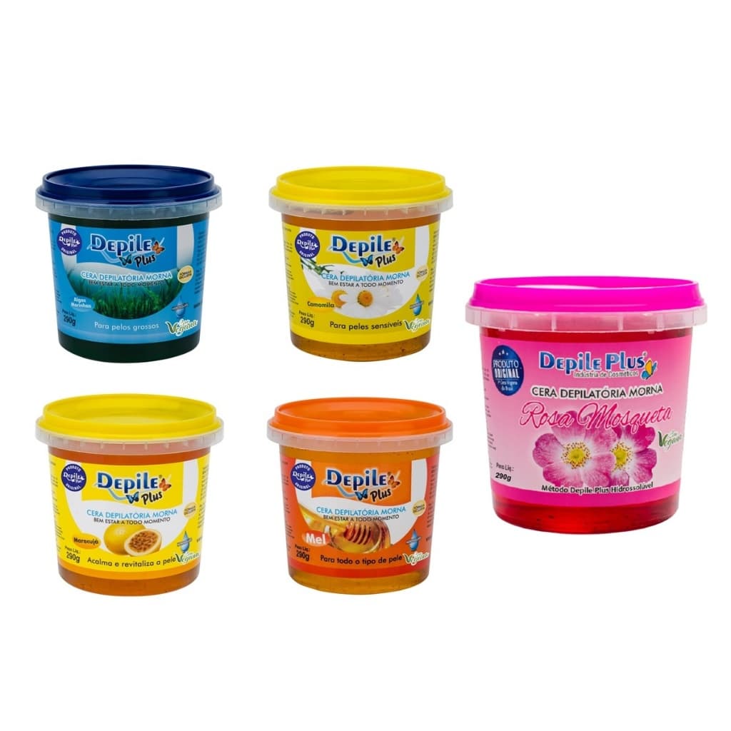 Cera Depilatória Método Depile Plus Hidrossolúvel 290g (ESCOLHA A SUA)