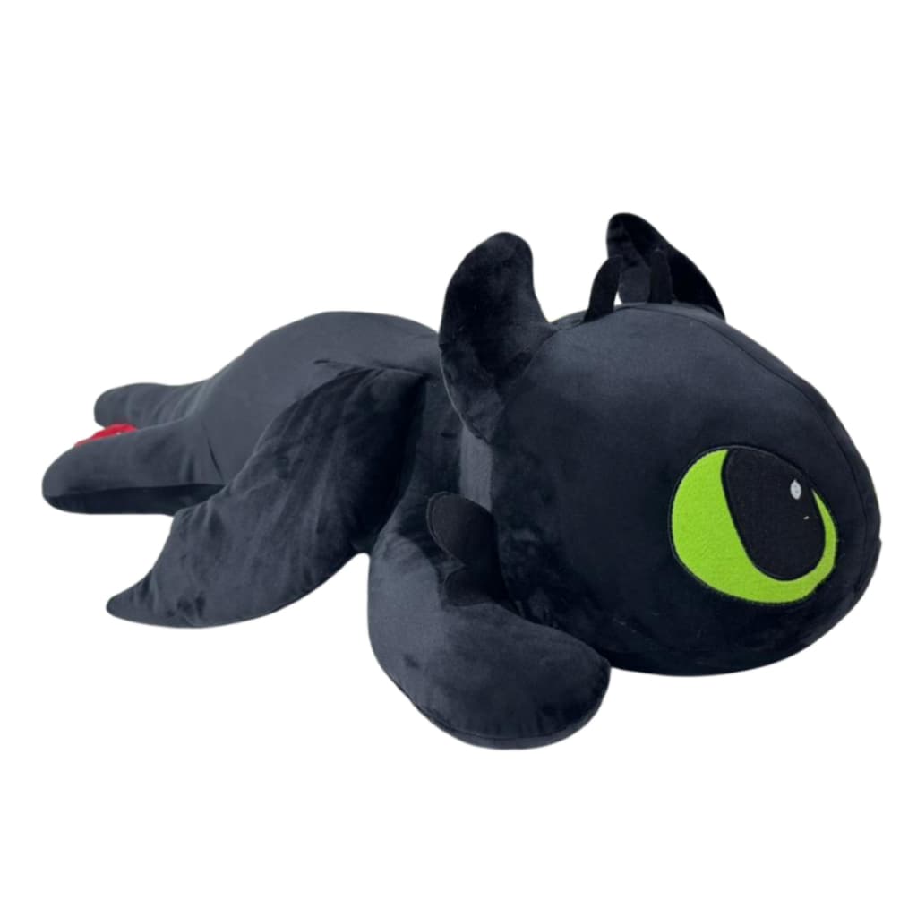 Almofada Gigante Dragão Banguela 1,10m Travesseiro Macio Decoração de Quarto Infantil