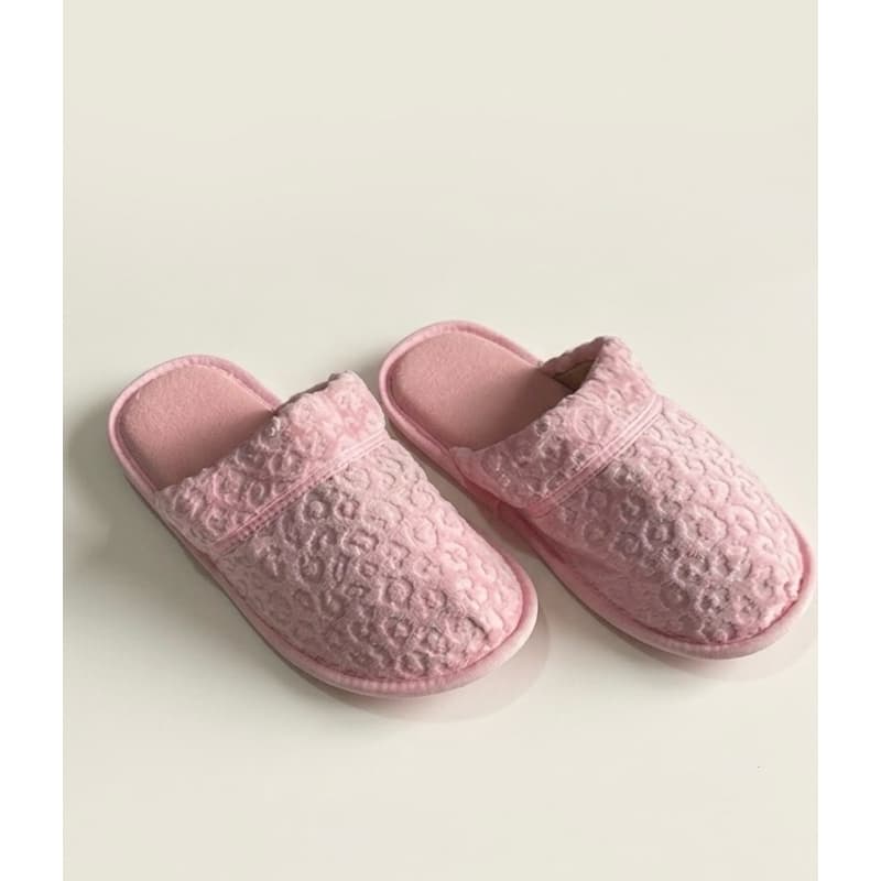 Pantufa Feminina Rosa Texturizada Confortável Leve Antiderrapante – Estilo Moderno