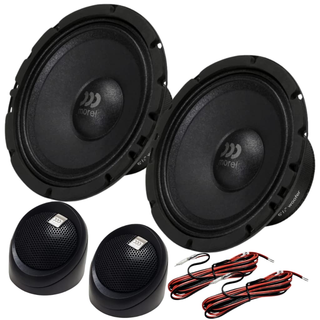 Kit Falante 2 Vias Morel Maximo Ultra He 6 Pol 180w Rms Som Automotivo