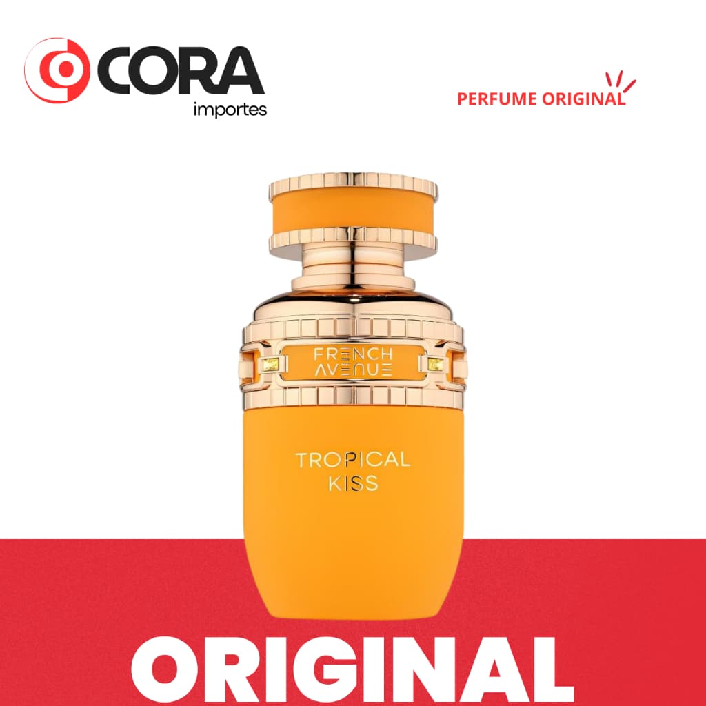 Perfume Arabe Tropical Kiss  French Avenue Eau de Parfum 80ml Original