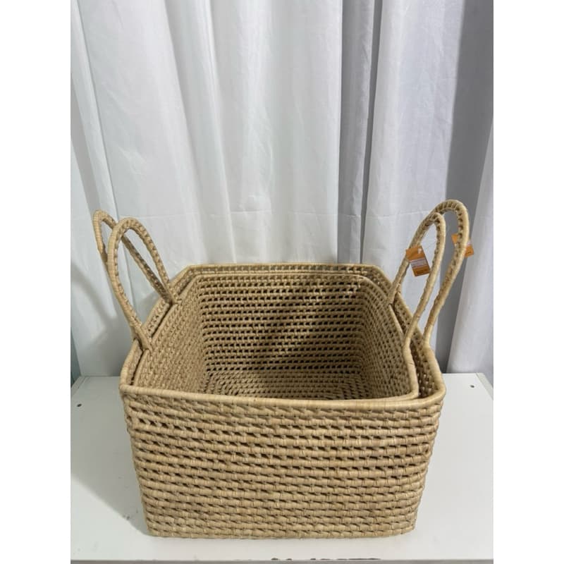 cesto de palha cesto organizador cesto para decoração