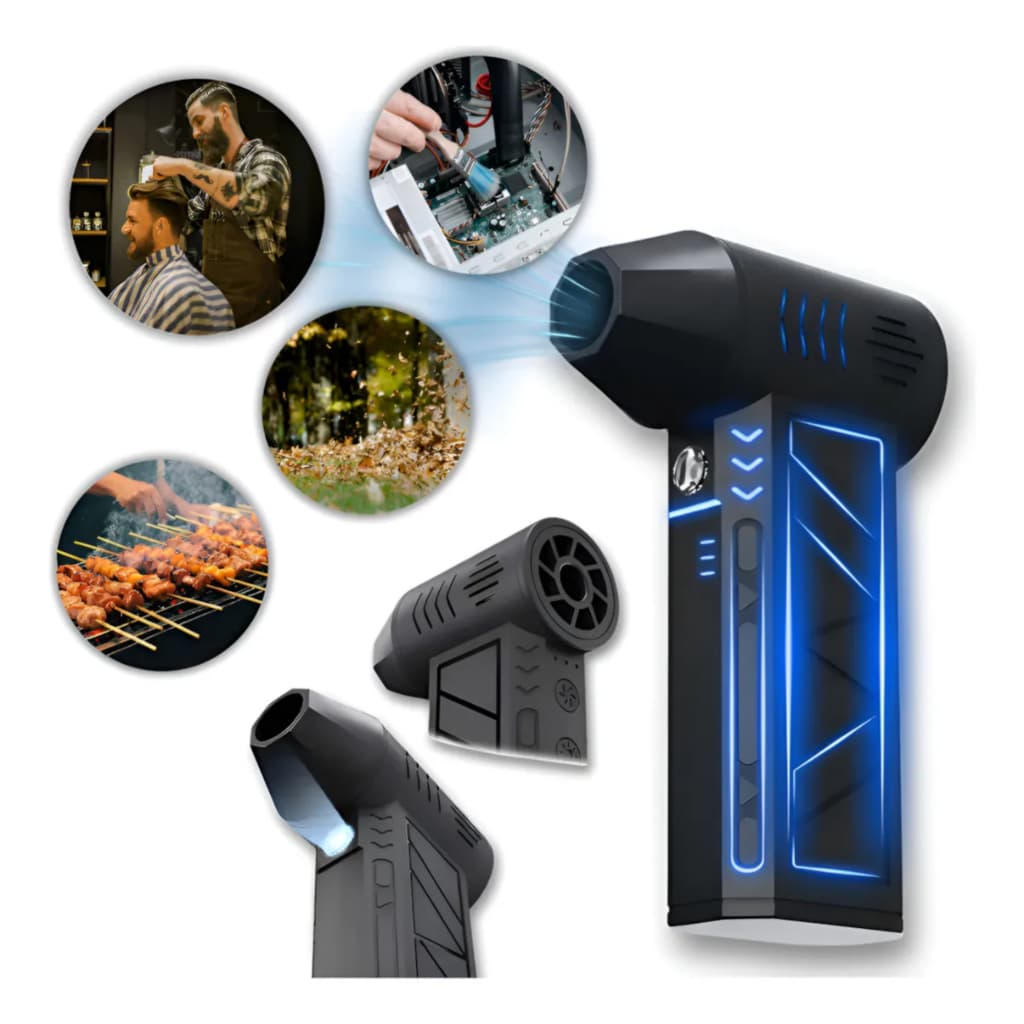 Ventilador Soprador De Ar Turbo Sem Fio Portátil 130000 RPM