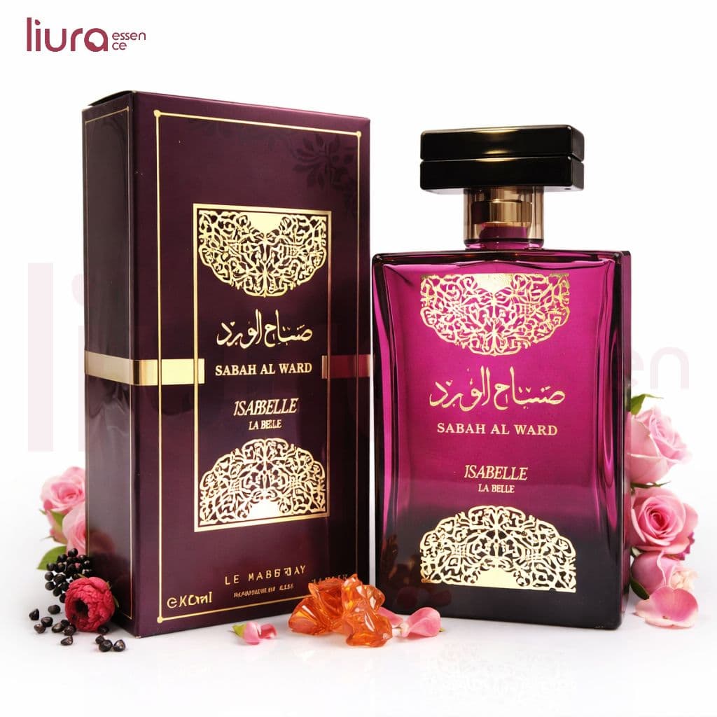 Perfume Árabe Sabah Al Ward Isabelle La Belle 100ml Floral Oriental Elegante e Envolvente