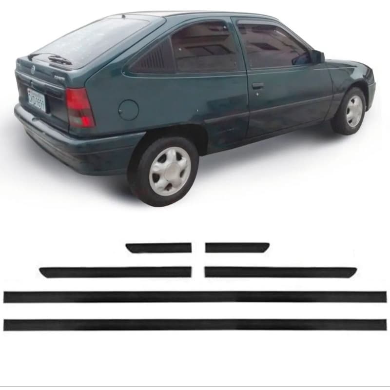 Jogo frisos com 6 peças Kadett de 1996 até 1998