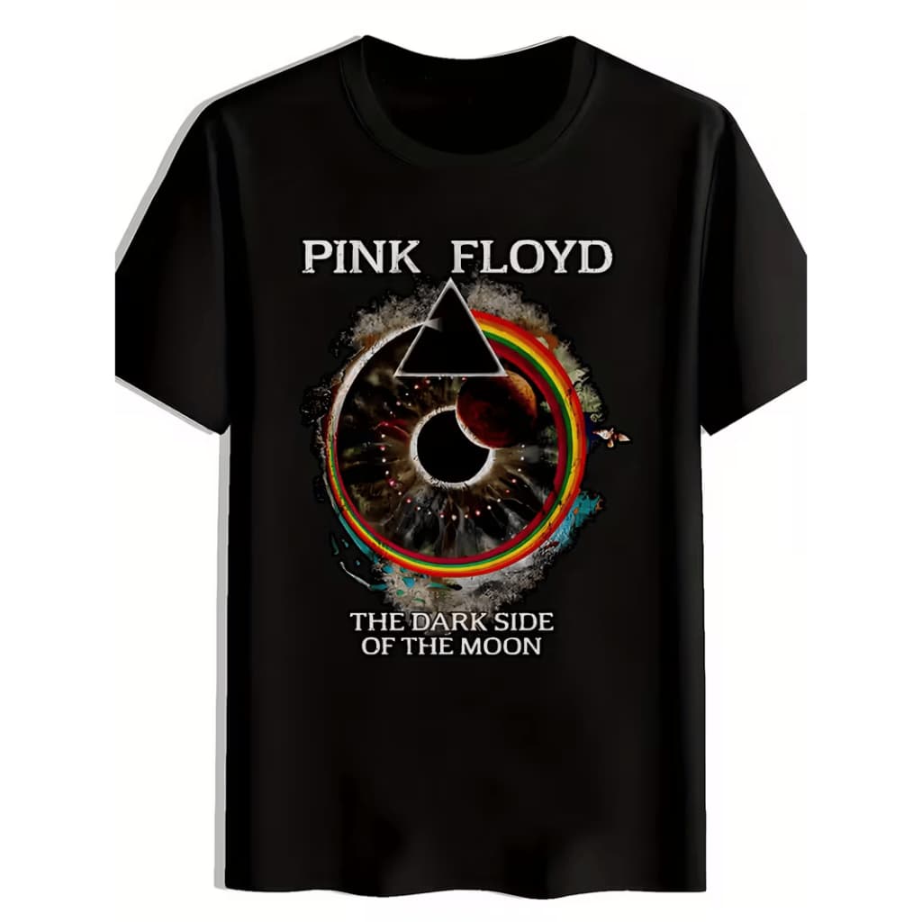 Camiseta Pink Floyd Prisma Dark Side of the Moon Unissex Premium Oferta
