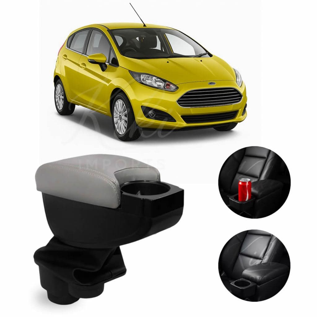 Apoio de Braço Encosto Ecosport e Fiesta Console Central C/ Porta Copos e Porta Objetos