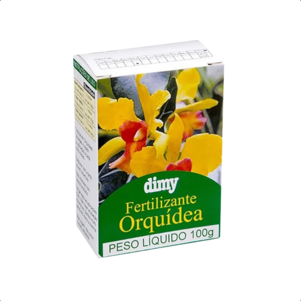 Dimy Adubo Fertilizante Orquídeas 100g Floração Crescimento Nutrição
